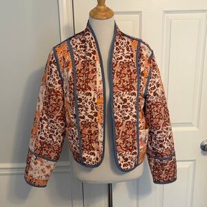 Quilted Reversible Lightweight Jacket Size Medium